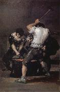 Francisco Goya The Forge oil